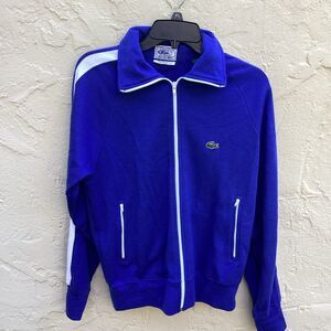 Vintage IZOD Lacoste zip up track jacket sz S